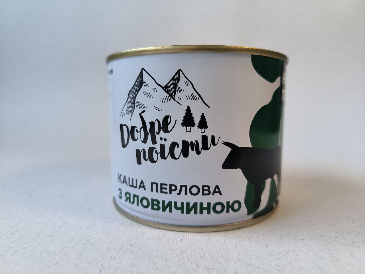 Каша перлова з яловичиною, банка металева, 525 г, ДСТУ 4607:2006